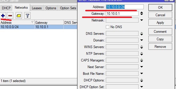 DHCP network